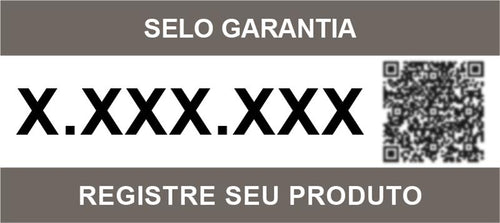 Onde encontrar o selo garantia do produto?